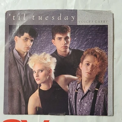 Til Tuesday ~ Voices Carry/ Are You Serious ~ Epic PS 45 RPM Record - Image 1 of 4