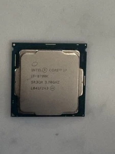 Intel Core i7-8700K Prozessor (3,7 GHz, 6 Kerne, LGA 1151) - SR3QR - Bild 1 von 2