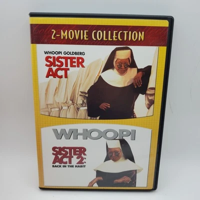 Sister Act / Sister Act 2: Back in the Habit (DVD) Tested And Working Foto 1 de 4