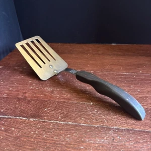 Vintage Cutco Nr. 16 Spatel / Wender Braun Holzgriff Edelstahl USA - Bild 1 von 8