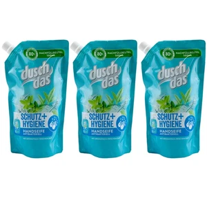 dusch das Handseife SCHUTZ + HYGIENE 3 x 500ml Nachfüllbeutel Anti-Bakteriell - Bild 1 von 1