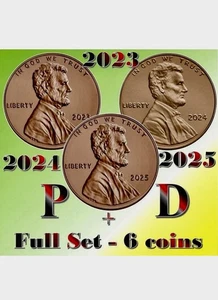 2023-25 Lincoln Shield Cent (1) BU RED!  Last Of The Penny!,  From * OBW ROLL * - Picture 1 of 1