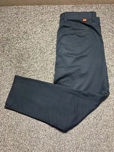 Pantalones chinos Nike para hombre 36x32 negros Dri-FIT UV ajustados de golf DA4130 - Imagen 1 de 9