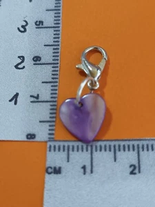 Charms Anhänger Herz Lila 125 - Bild 1 von 2