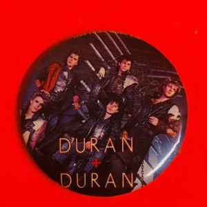 Pin de banda DURAN DURAN Pinback botón insignia pin años 80 vintage años 80 original 1983 - Imagen 1 de 3