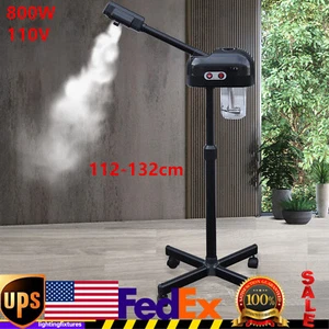 Black Pro 2 in 1 Facial Steamer Ozone Beauty Salon Spa Salon Equipment Skin Care - Picture 1 of 8