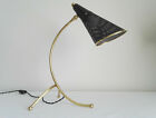 1950S French Brass Tripod Lamp.  Attributed To Mathieu Mategot. Lacroix Biny Era