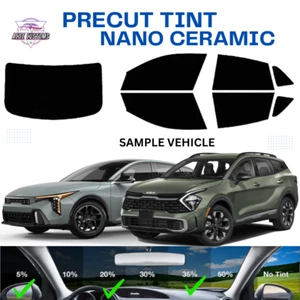 PreCut Window Tint Film for Kia models 1990-2025 All Sides+Back(5%,20%,35%) - Picture 1 of 5