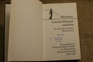 Zirkusbuch Hochseil Artistik Hochseilkunst Zirkus Variete Seiltänzer DDR 1988 - Bild 1 von 6