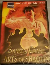 BRAND NEW! Snake & Crane Arts Of Shaolin DVD Jackie Chan Martial Arts FREE SHIP!