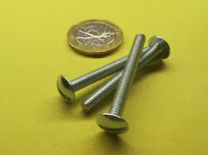 Testa traliccio in acciaio placcato zinco, vite a fessura lunghezza 8-32 x 1,50", 200 pz - Foto 1 di 12