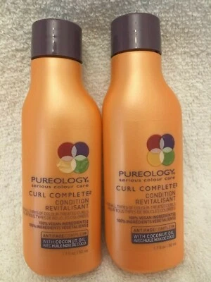PUREOLOGY SERIOUS COLOUR CARE: CURL COMPLETE CONDITION 1.7 FL OZ / 50 ml EACH - Image 1 of 2