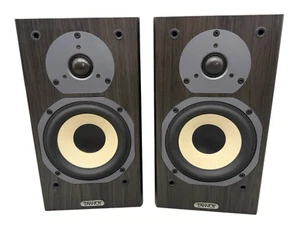 TANNOY MERCURY MX1 DARK OAK BOOKSHELF SPEAKERS PAIR - Picture 1 of 8
