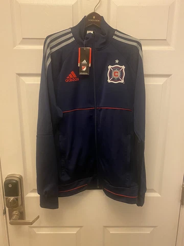 Chicago Fire Adidas Track Jacket Sz Medium NEW Cover