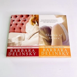 More Than Friends + Shades of Grace by Barbara Delinsky Medium Paperback Romance - Picture 1 of 12