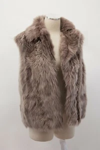 NWT$7995 Brunello Cucinelli Women 100%Genuine Fur Sleeveless Coat/Vest 42/M A191 - Picture 1 of 12