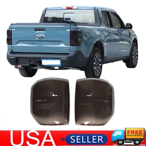 Smoke Black Look Rear Tail Light Lamp Cover Trim For Ford Maverick 202-2024 L&R - Bild 1 von 17