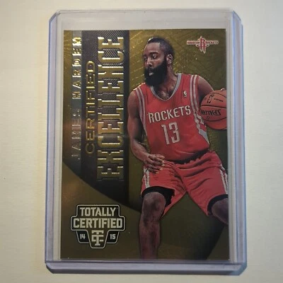 2014-15 Panini Totally Certified Excellence #/299 James Harden Houston Rockets - Image 1 of 4