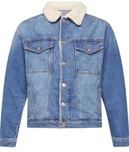Chaqueta ESPRIT Hombre 102ee2g322, 903/Azul Lavado Claro, Grande Nueva con Etiquetas - Imagen 1 de 4
