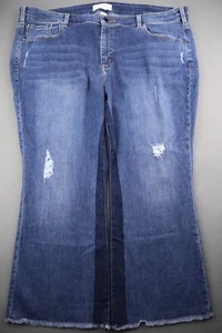 Women's Lane Bryant Mid Rise Essential Stretch Girlfriend Size 22 (Msr 43x25) - Imagen 1 de 9