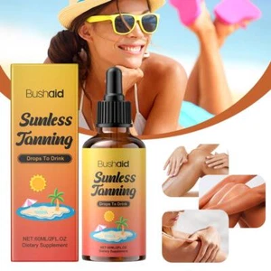 Sunless Tanning Drops To Drink,Drinkable-Sunless Tanning-Drops-Oral Drink 60ml - Bild 1 von 14