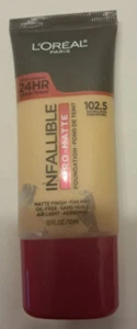 L'Oreal Makeup Infallible Pro-Matte fondotinta liquido #102,5 NaturalBROKEN UB18 - Foto 1 di 2