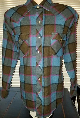 Camisa ATP Western Wear Pearl Snap Frontier Western Alta Calidad Foto 1 de 3