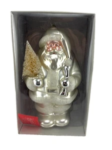 Department 56 Saint Nick Christmas Ornament 9.5" Mercury Glass Handpainted - Picture 1 of 13