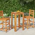 Solid Acacia Wood Garden Bar Table, Indoor Outdoor Use, Easy Clean, Durable, Tro