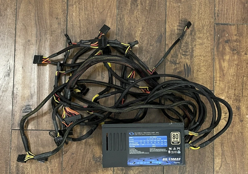 Raidmax RX-1200AE Semi Modular Power Supply - Image 1 of 1