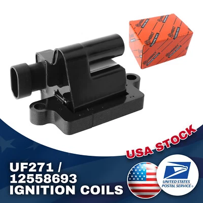 Ignition Coil OEM Quality UF271/12558693 1pc For GMC Sierra 2500 HD 2001-2006 - Image 1 of 4