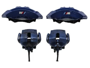 BMW F85 F86 X5 X6 M Front & Rear Brembo Brake Caliper Set Blue OEM - Picture 1 of 24