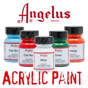 Acrylic Leather Paints 29.5ml , For Leather Shoes Bags Crafts FREE SHIPPING  - Picture 1 of 50