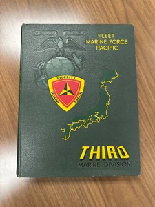 1953 1954 Fleet Marine Force Pacific Third Marine Division Cruise Book Semper Fi - Imagen 1 de 11