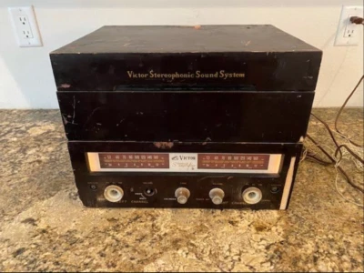 Victor Stereophonic Sound System with tuner and turntable - Image 1 of 4