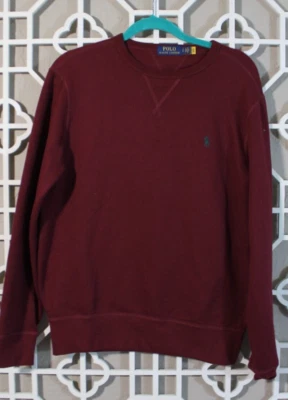 Ralph Lauren Sweatshirt Mens S Small Red Green Pony Casual Preppy Outdoors Men - Image 1 of 4
