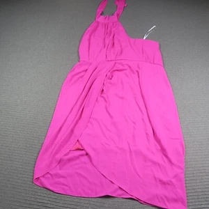 City Chic Womens Dress Large 20(AU) Pink Sheath Pencil Off Shoulder Stretch - Picture 1 of 10