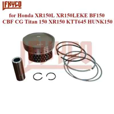 Kit de pistón de 64,5 mm de pieza de motor de motocicleta para Honda XR150L CBF150 Titan150 XR150 Foto 1 de 4