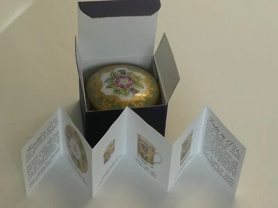 Royal Worcester Trinket Box Queen Elizabeth II 90th Birthday Collection Boxed - Image 1 of 4