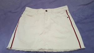 Women's Element Cotton Denim Cameron Skirt Raw Edged Size 12 RRP $69.99 - Picture 1 of 2