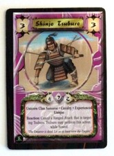 Shinjo Tsuburo Experienced L5R Legend of the Five Rings CCG Hidden Emperor