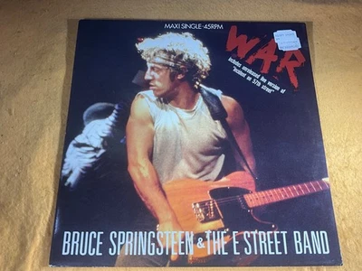 X5-49 BRUCE SPRINGSTEEN War - MAXI SINGLE 45 RPM - 1986 - CBS - IMPORT RECORD - Image 1 of 4