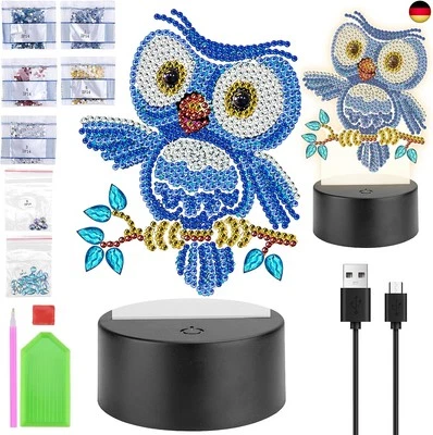 BESUCHE DEN HOMGATY-STORE Homgaty Geschenke für Mädchen 5 6 7 8 9 10 Jahre, Bastelset Diamond Painting K