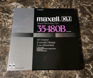 Vtg - Maxell XLI 35-180B 1100m Metal RTR Studio Mastering Tape - New Open Box - Picture 1 of 5
