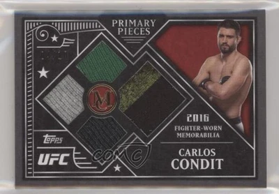 2016 Topps Museum Collection Gold /10 Carlos Condit #PPQ-CC - Image 1 of 2