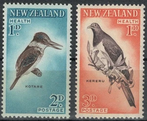 NUOVA ZELANDA 1960 Salute infantile, uccelli 2v MNH** - Picture 1 of 1