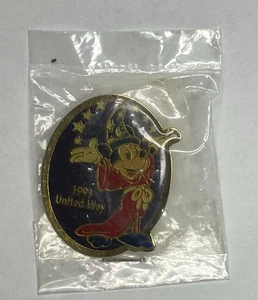 Disneyland 1993 Disney United Way Fantasia Sorcerer Mickey Pin - Bild 1 von 1