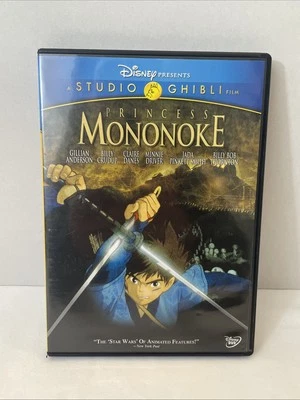 Princess Mononoke DVD - Disney - A Studio Ghibli Film - 1999 DVD Release - Image 1 of 3