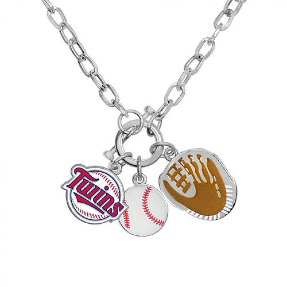 Game Time 101612 MLB Minnesota Twins Charm Necklace - Image 1 of 1