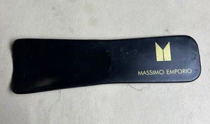 MASSIMO EMPORIO Mini Shoehorn 6” Zapato Cuerno Negro Plástico De Colección - Imagen 1 de 4